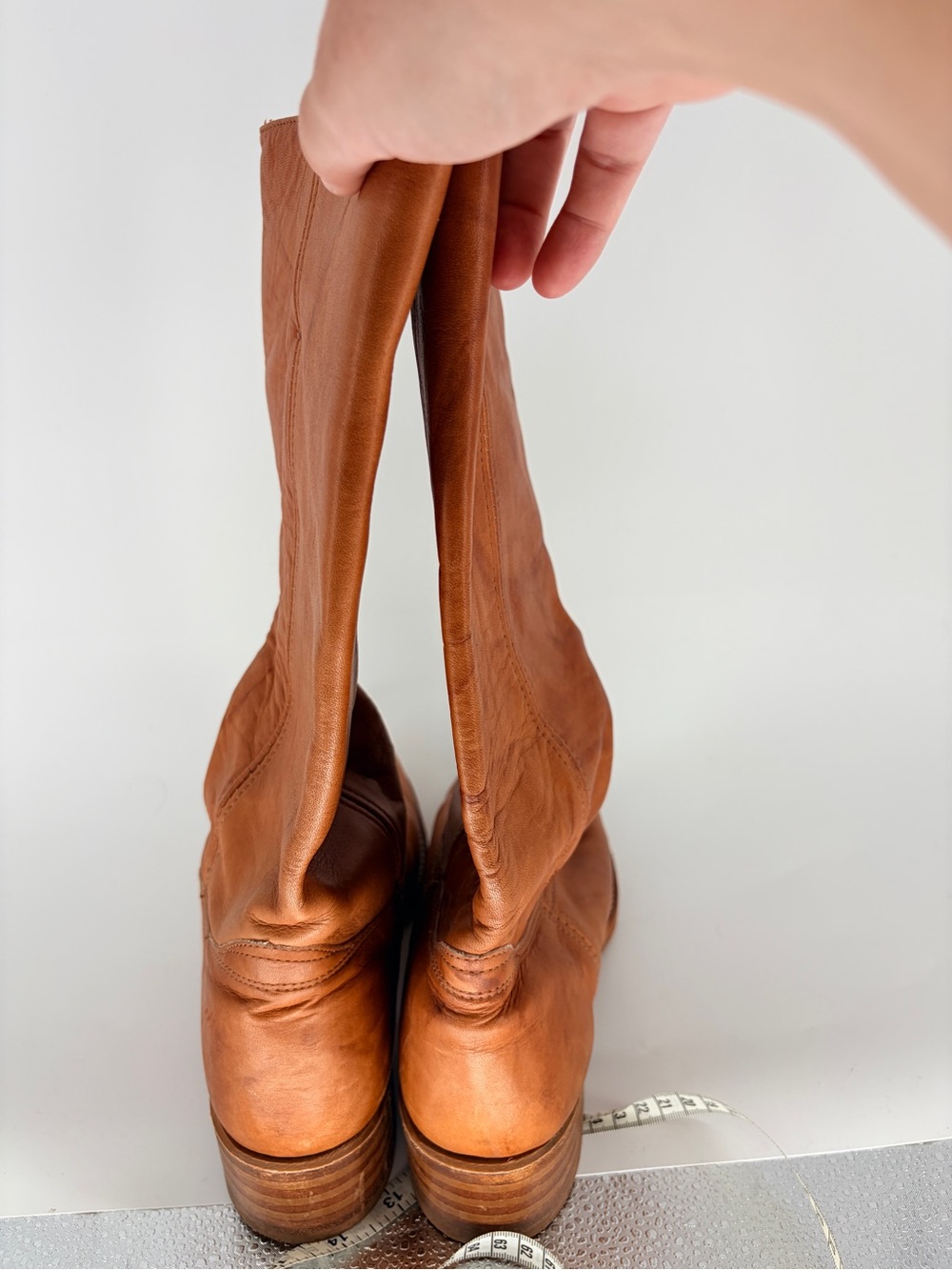 2010 Frye 14L Campus Boots (Mens-9.5 Wm’s 11) Made in USA Leather Mid-Calf Boots - Picture 11 of 16